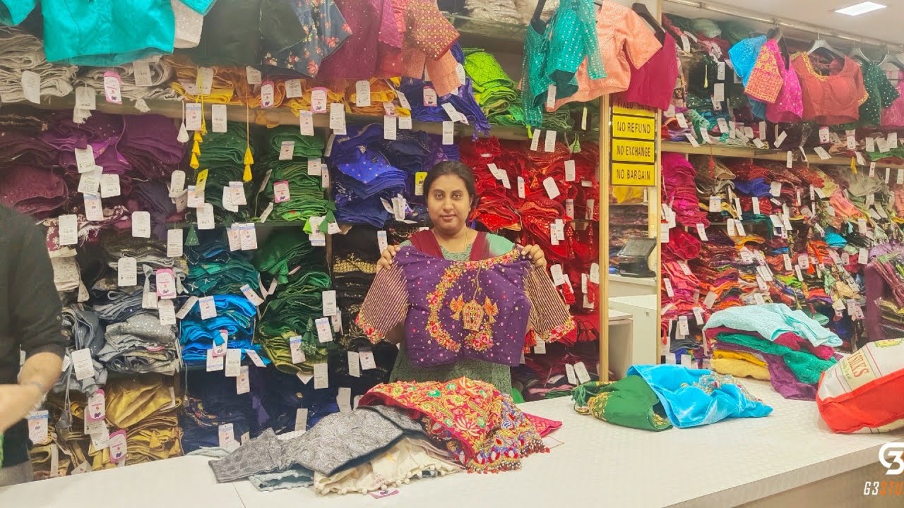 ಈ ಶಾಪ್ ನಲ್ಲಿ ವರ್ಕ್ ಬ್ಲೌಸ್ ನೋಡ್ ಬಿಟ್ರೆ ನೀವು ತಲೆಸುತ್ತು ಬೀಳೋದು ಗ್ಯಾರಂಟಿ Work Blouse Shop in Bangalore