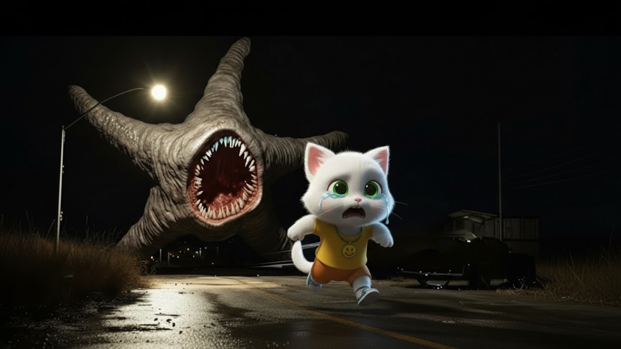 🙀⭐ The Kitten Faced a Giant Starfish… The Truth Will Shock You! 🌊🐱 | Cat Story