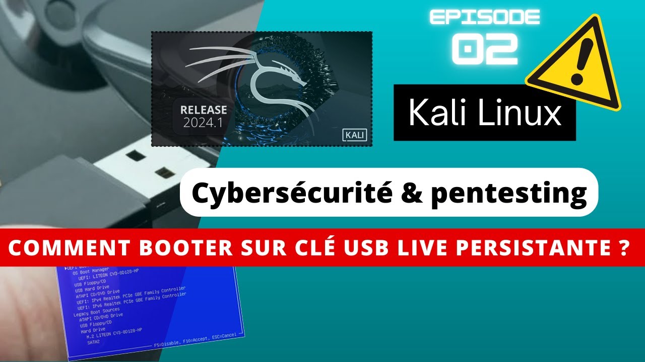 KALI LINUX LIVE PERSISTANT: Boot sur clé USB et configuration rapide ...