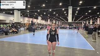 2026 AAU/JVA Brew City Battle EPIC 18 Adidas vs Riptide 17-1 1-24-26 Match 1