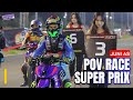 POV Road Race Juni AS Juara Kelas 116cc Ex-Rider Djarum Super Prix seri 2 Surabaya 2025