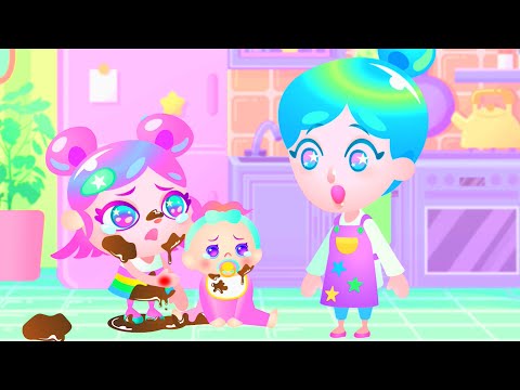 【こたみのアニメ】みのちゃんはいつでも赤ちゃんになりたい！素敵なお姉ちゃんになりたいけど、赤ちゃんになりたくなっちゃう…。＊教育　Mino Pretend nanny