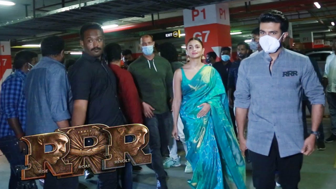 NTR, RAM CHARAN MASS Entry At Chennai For RRR Trailer Launch | RRR Press Meet, Alia Bhatt, Rajamouli