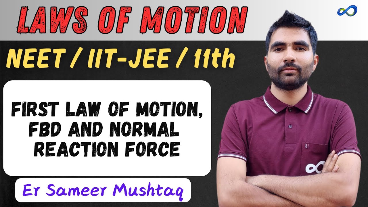 L-01: Ist Law of Motion-FBD-Normal Reaction Force || NEET || IIT-JEE || 11TH