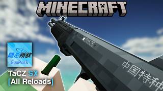 SX Gun Pack - All Weapon Reload Animations | Minecraft TaCZ Mod | v1.28a | By AVVWMA