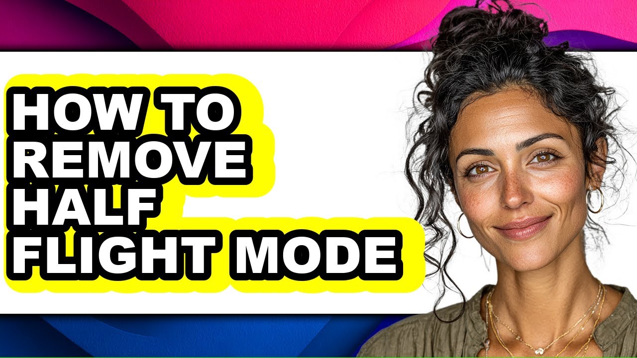 How to Remove Half Flight Mode (easy Method) - YouTube