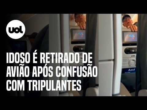 Passageiro briga com tripulação por causa de poltrona suja e é retirado pela PF de avião no Recife