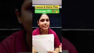 Lesson & Demo Plan #cits2026 #conceptiti