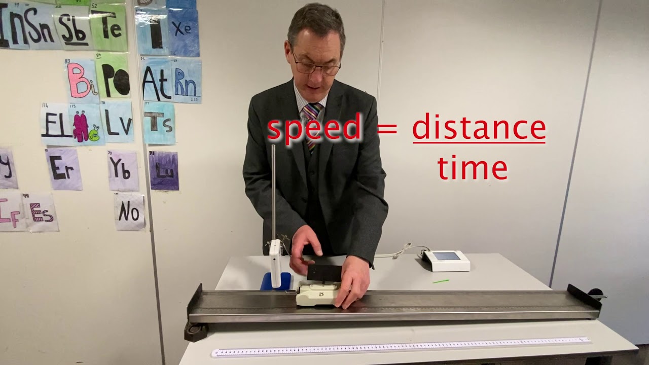 Newton's second law: activity 1 measuring speed