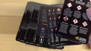 GHS  HazCom 2012 & WHMIS 2015 Pictogram Wallet Card HD, 1280x720