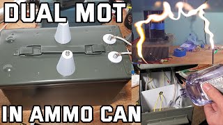 Making an Ammo Can Dual MOT Stack (4.2kV)