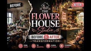 Full The Flower House Studio — Before & After Transformation Update