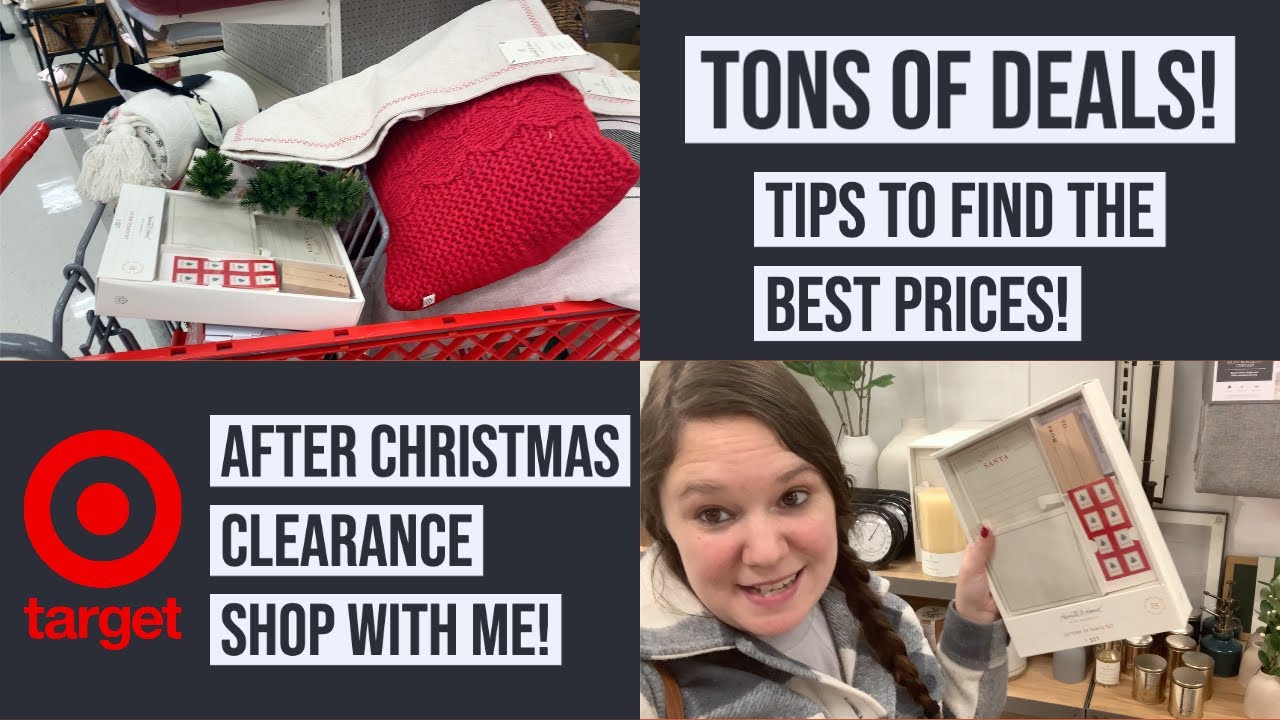 TARGET AFTER CHRISTMAS CLEARANCE SHOPPING! Tips to Find the BEST DEALS