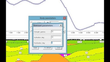 Remanent magnetization parameters in ZondGM2D