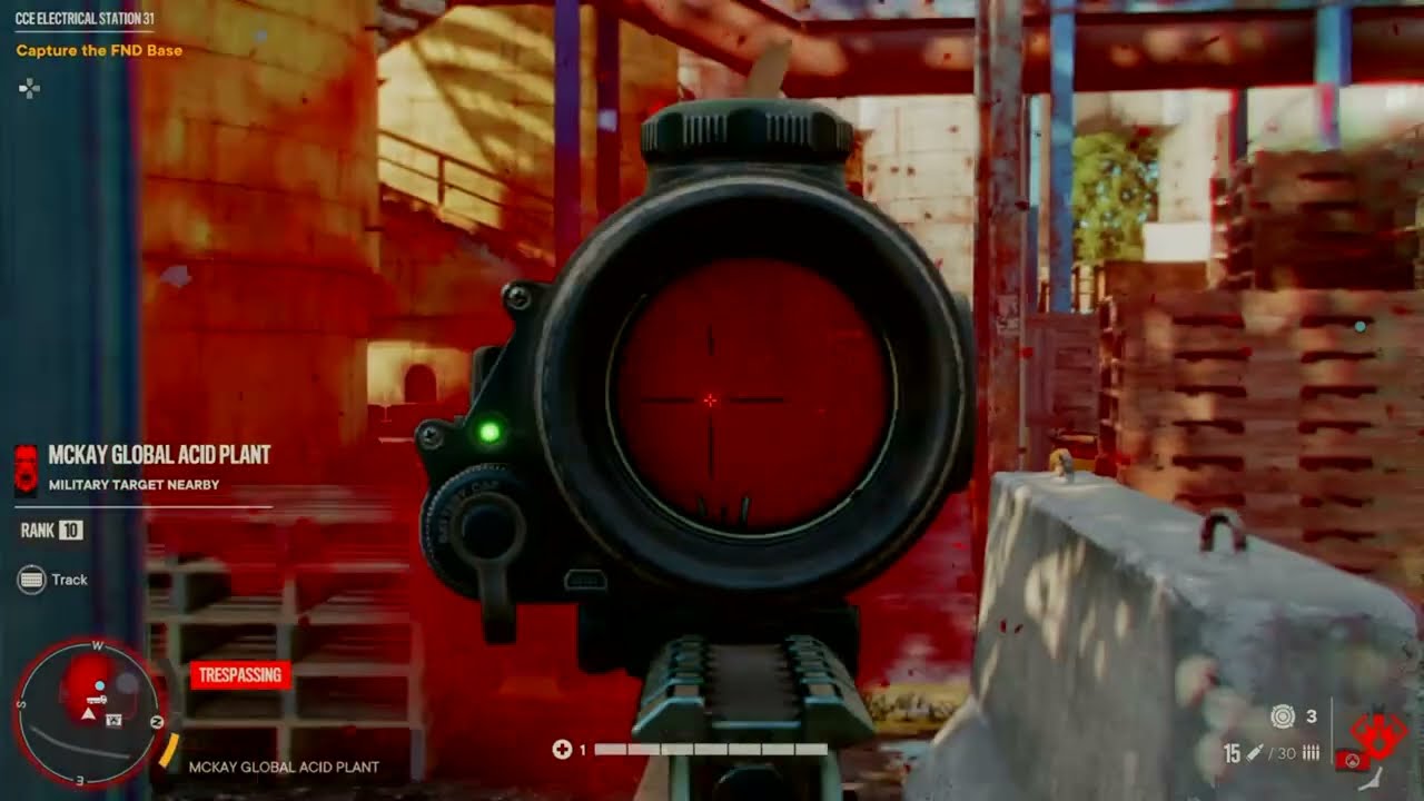 Far Cry 6 Gameplay / Capturing Mckay Global Acid Plant FND Military base / M16A1 Action