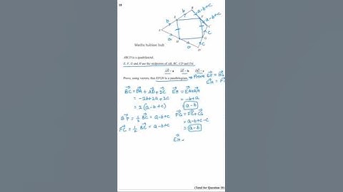 Proof of parallelogram by Vectors  #gcsemaths #igcsemaths #exam #vectors #vectoralgebra