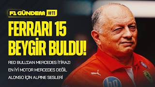 F1 Gündem: Ferrari 15 Beygir Mi Buldu? Fiaya Göre En Iyi Motor Red Bullun Alonso/Alpine Sesleri