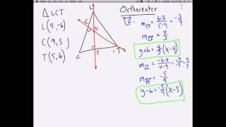Geometry: Orthocenter
