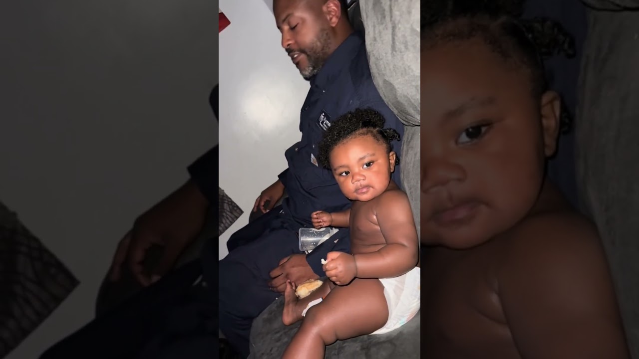 Kid Steals Dads Food While Sleeping