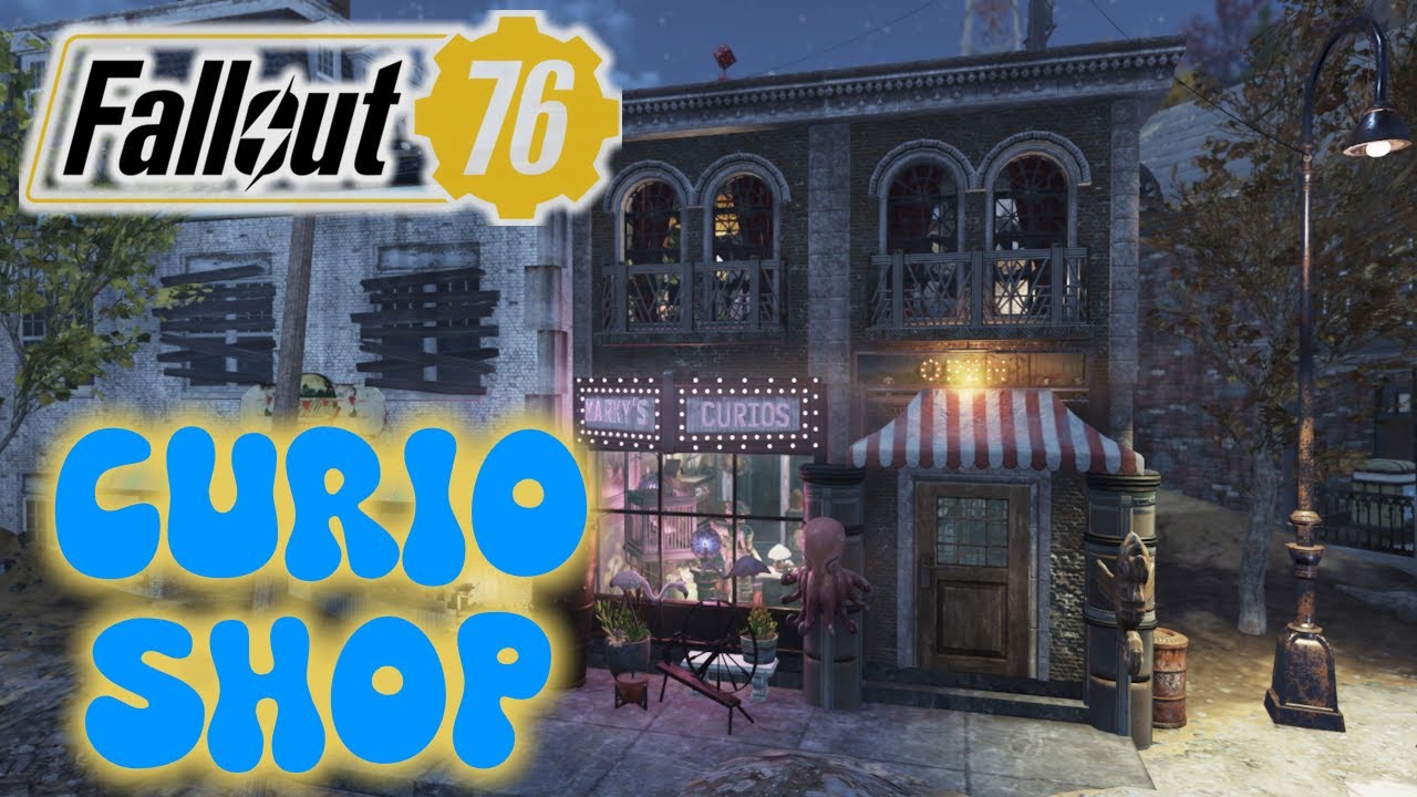 Fallout 76 Camp Build : Charleston Curio Shop