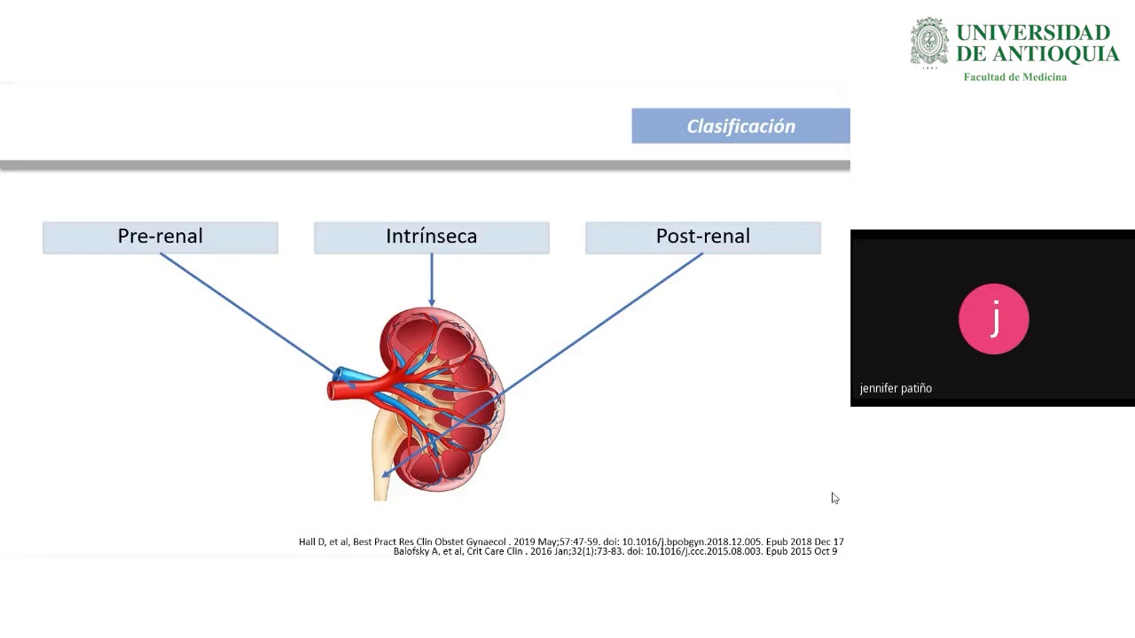 Lesión Renal Aguda y Embarazo - Dra. Jennifer Patiño