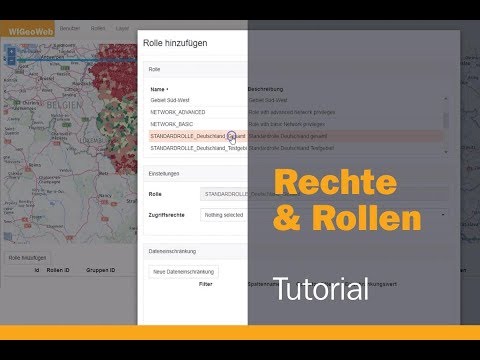 WebGIS WIGeoWeb - Manage Rights and Roles (Tutorial)