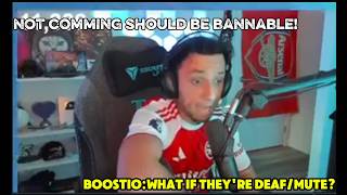 when FNS and Boostio talk about people not having coms in rank
