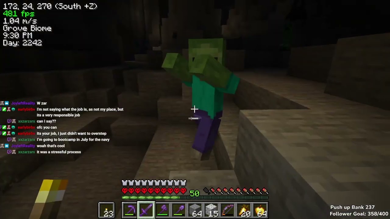 Hardcore Singleplayer Minecaft | Day 2,200+ | Minecraft Monday WOOOO | 19/01/2026