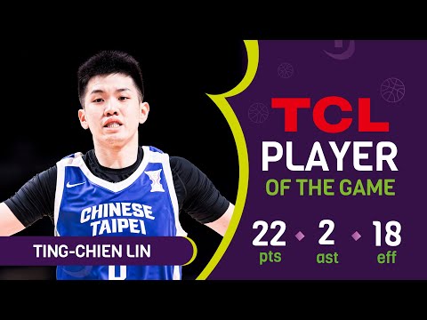 Ting-Chien Lin (22 PTS) | TCL Player Of The Game | IRQ vs TPE | FIBA Asia Cup 2025