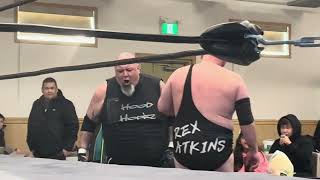 Primos wrestling Big Cliff vs Rex Atkins