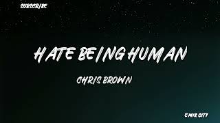 Chris Brown   Hate Being Human Audio Lyrics