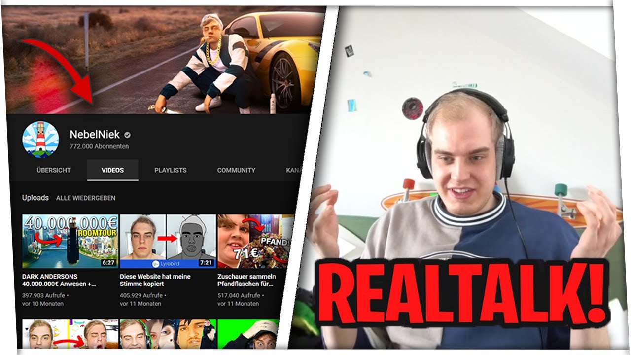 WARUM macht NEBELNIEK KEINE VIDEOS MEHR?! + REALTALK über FREUNDE! | NebelNiek - Stream Highlights