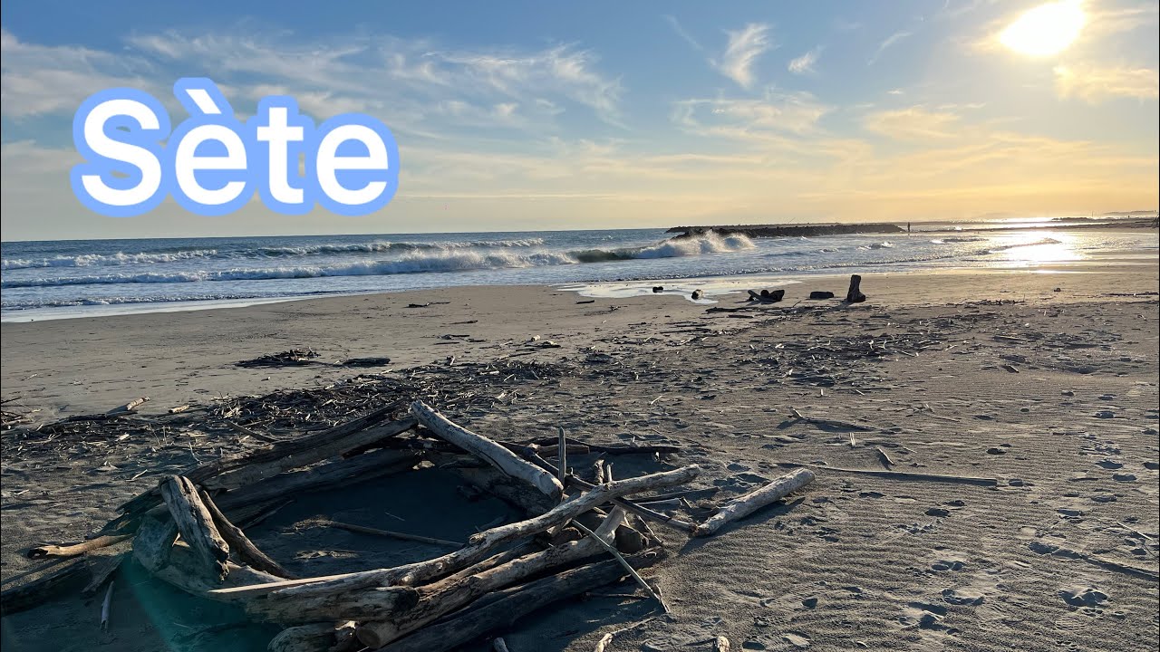 Sète, France 🇫🇷, Beach/Sea Front Walk 4K HD November 17, 2024