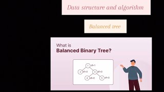 Balanced Tree in Data Structure and Algorithms