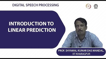 Introduction to Linear Prediction
