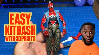 Marvel Legends Spider-Punk Kitbash Upgrade Easy Custom Figure