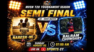 🔴Live - B B C  V/S FCC - XI | SEMI FINAL  | MVSN T20 TOURNAMENT S-1 | SPORTS CT