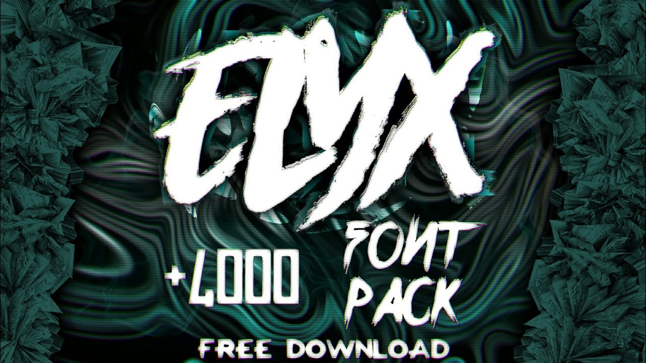 Elyx Font Pack! +4000 FONTS, Pack de Fuentes ¡GRATIS! 🔥😵