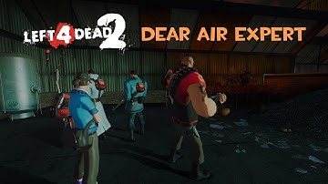 TF2 AI & Dub - Scout, Heavy, Medic and Soldier Play Left 4 Dead 2 Part 9 - Dead Air (Expert)