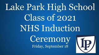2020 21 NHS Induction Ceremony