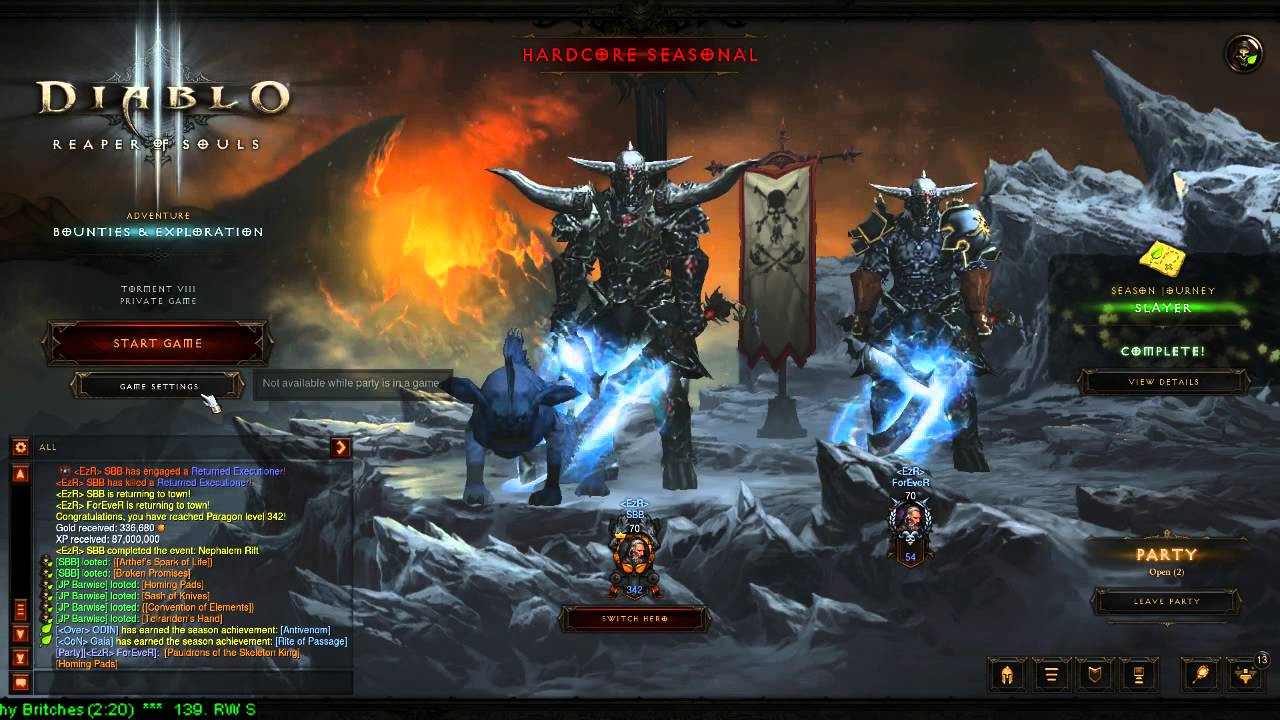 Diablo 3 ROS Season 4 HC