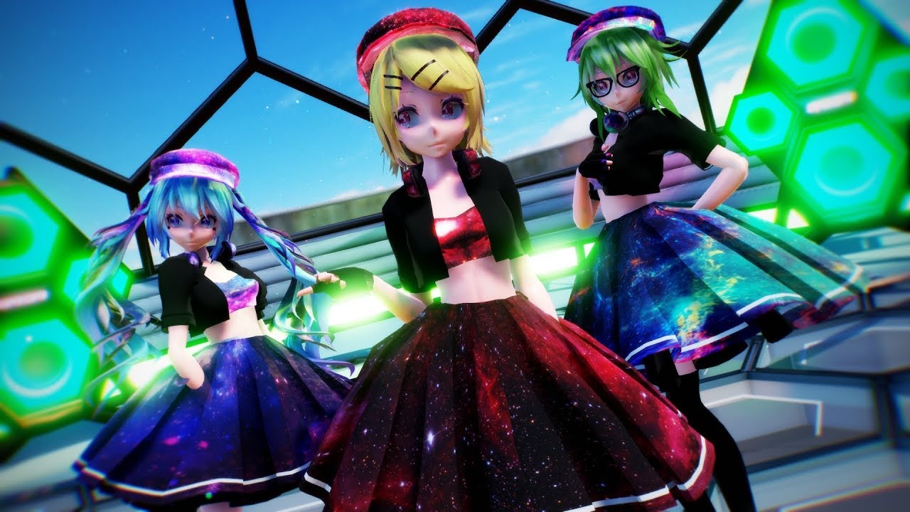 【MMD】だいじょばない / Daijoubanai - Gumi, Miku, Rin