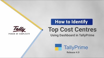 How to Identify Top Cost Centres Using Dashboard in TallyPrime 4.0