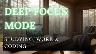 POV: Rainy Forest Workspace ☕ Coding Music for Flow State, Deep Work & Study (LIVE)