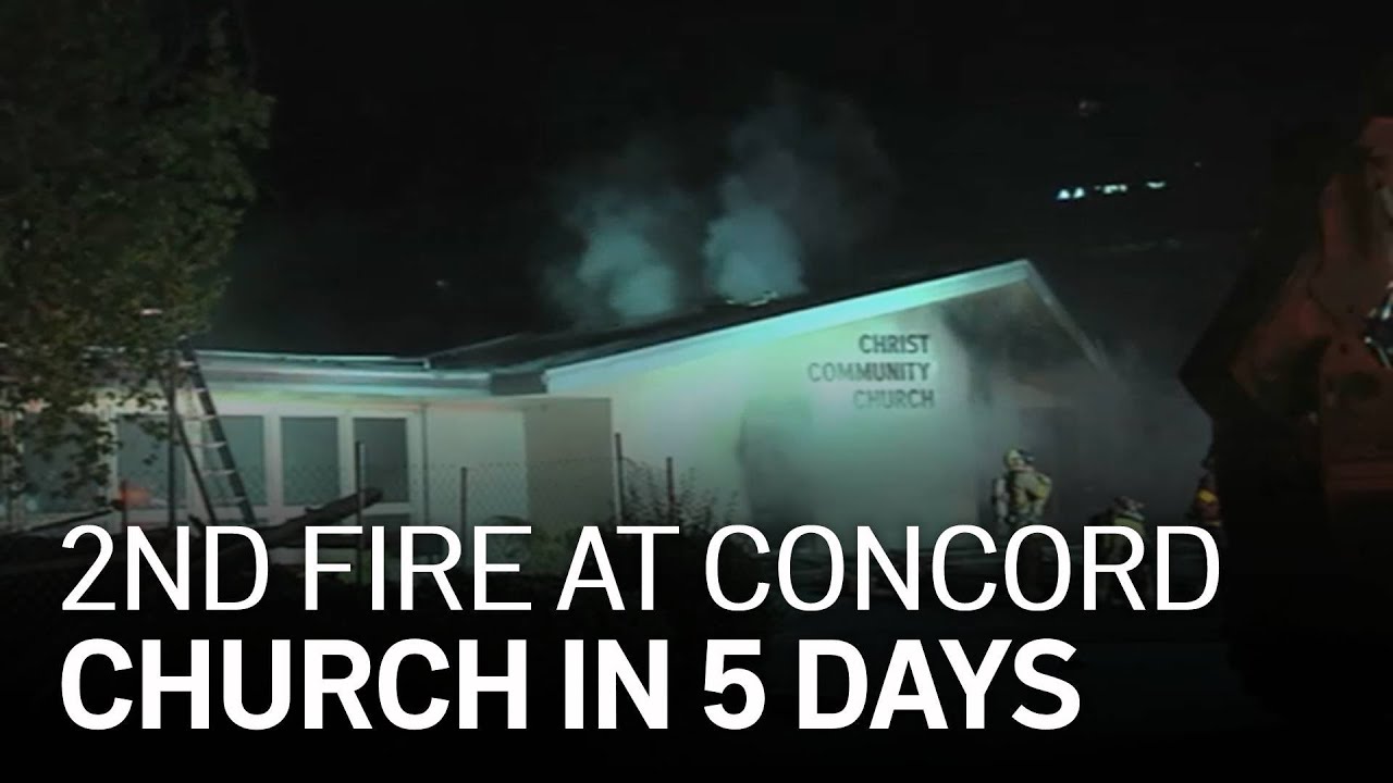 Fire Destroys Second Building in Five Days at Concord Church Complex