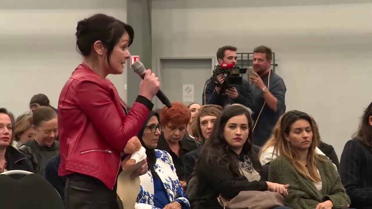 Grand Débat Bordeaux Pessac, intervention de Corinne Vedrenne, Présidente d'Eva pour la vie LIVE