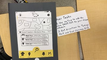 Paper Prototype Usability Testing: TerpWaze