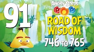 Angry Birds POP! Part 91 - Levels 746 to 765 - Road Of Wisdom - Let's Play Android, iOS screenshot 3