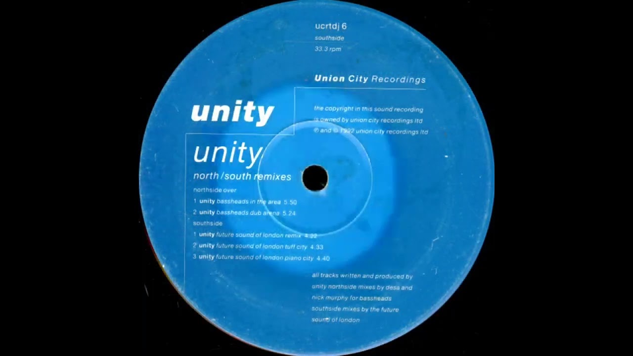 Unity -B2.   Unity (Future Sound Of London Tuff City)1992🇬🇧