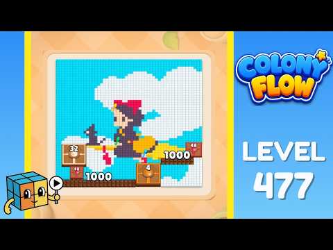 Colony Flow Level 477 Walkthrough Solution